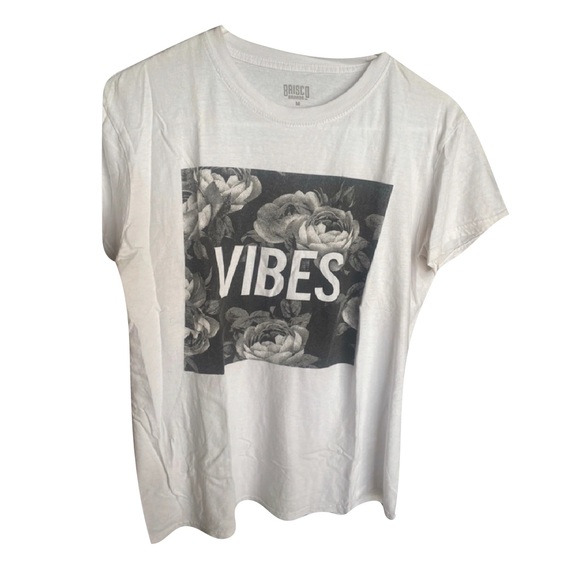 Vibes white Tshirt medium - Picture 1 of 4